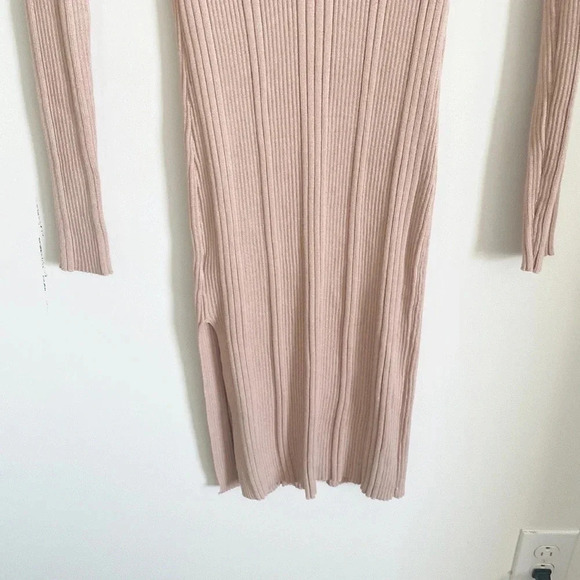 House of Harlow 1960 Revolve Keyhole Mock Neck Fitted Knit Midi Dress size small - Picture 7 of 10